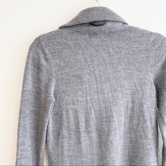 Knit by Hampshire Studio Cowl Neck Sweater Mid Weight Grey Size Small - Picture 7 of 7